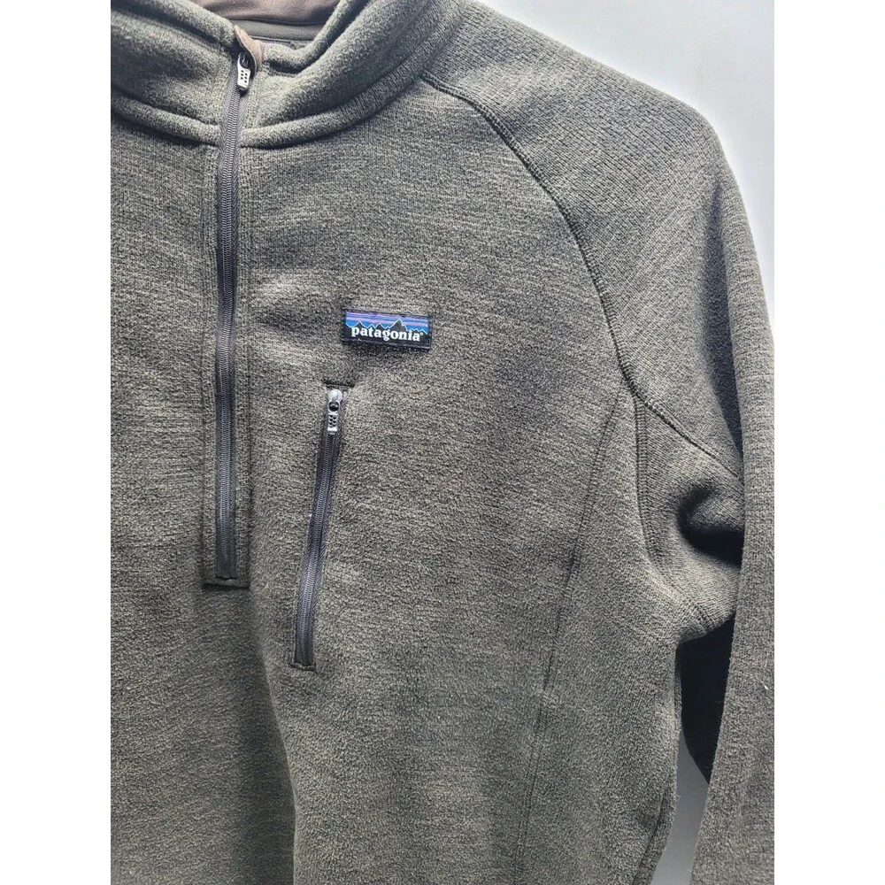 Patagonia Better Sweater Mens XL 1/4 Zip Fleece Pullover Jacket Brown 25521 - Picture 2 of 11